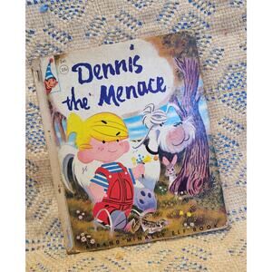 Dennis the Menace Rand McNally Elf Book #541 1956 1st Edition HC